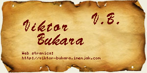 Viktor Bukara vizit kartica